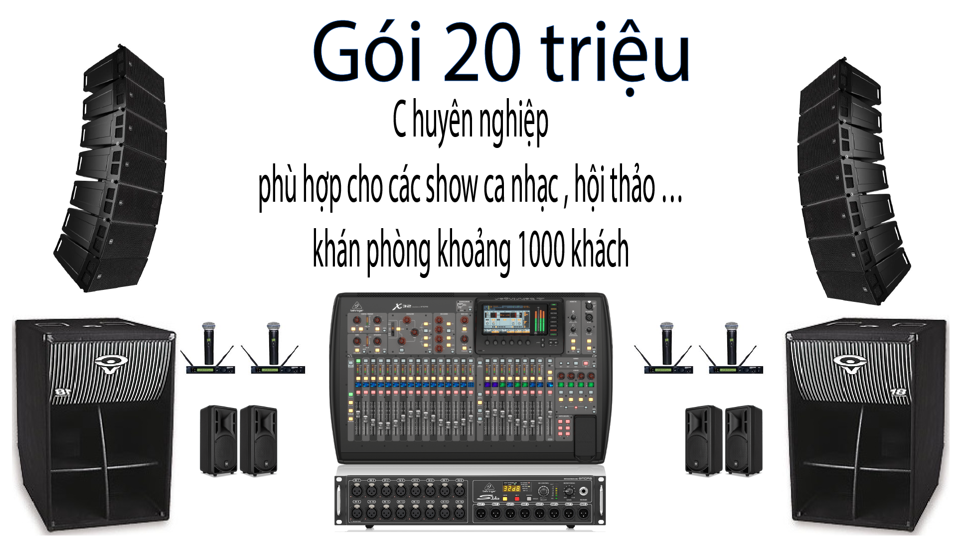 Gói Âm Thanh chuyên nghiệp biểu diễn