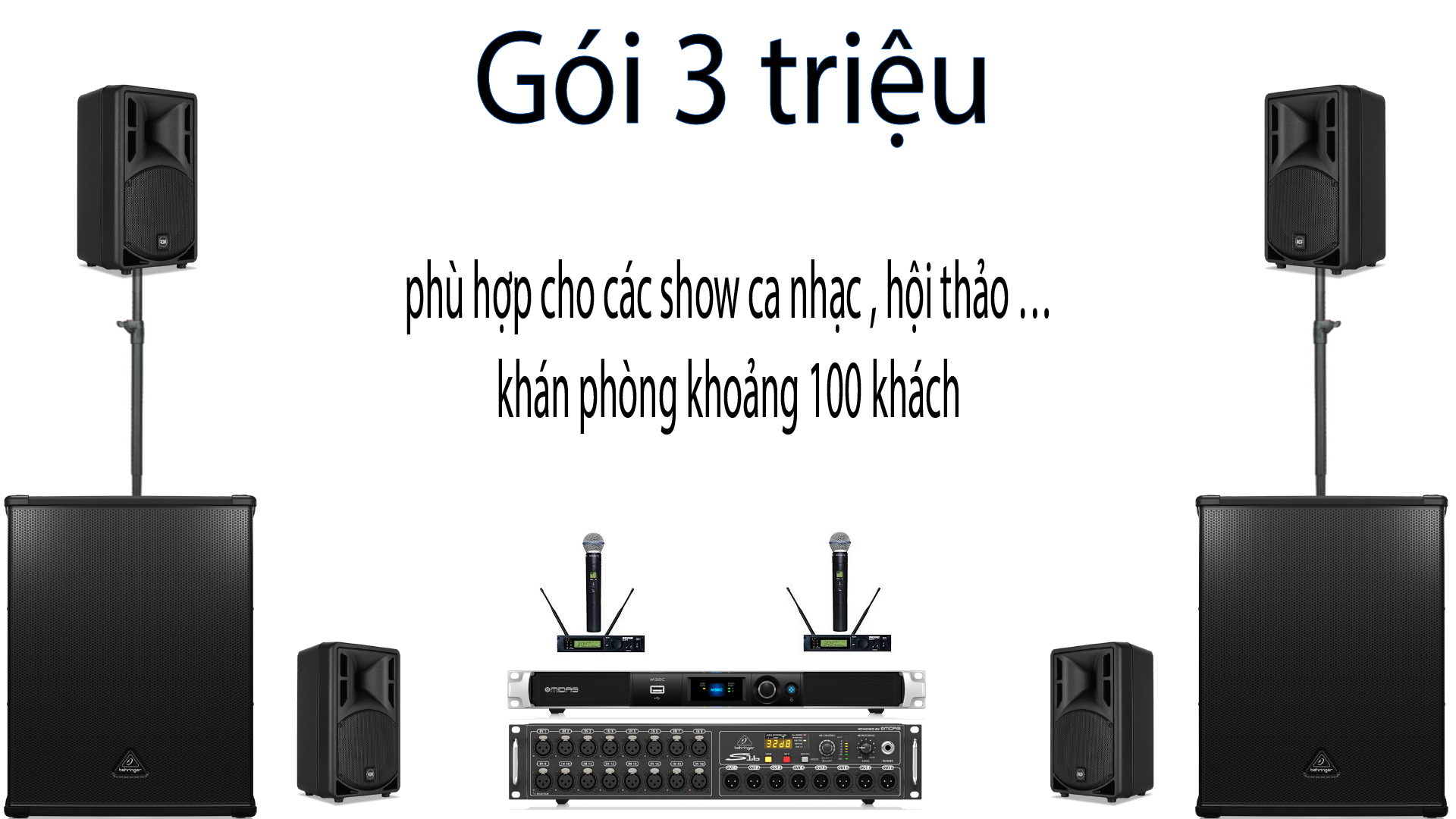Gói Âm Thanh 3 triệu cơ bản