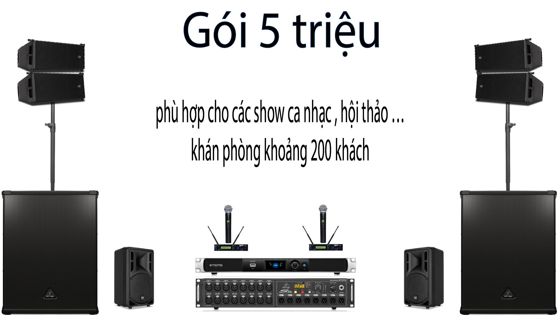 Gói Âm Thanh 5 triệu Hội Nghị , ca nhạc